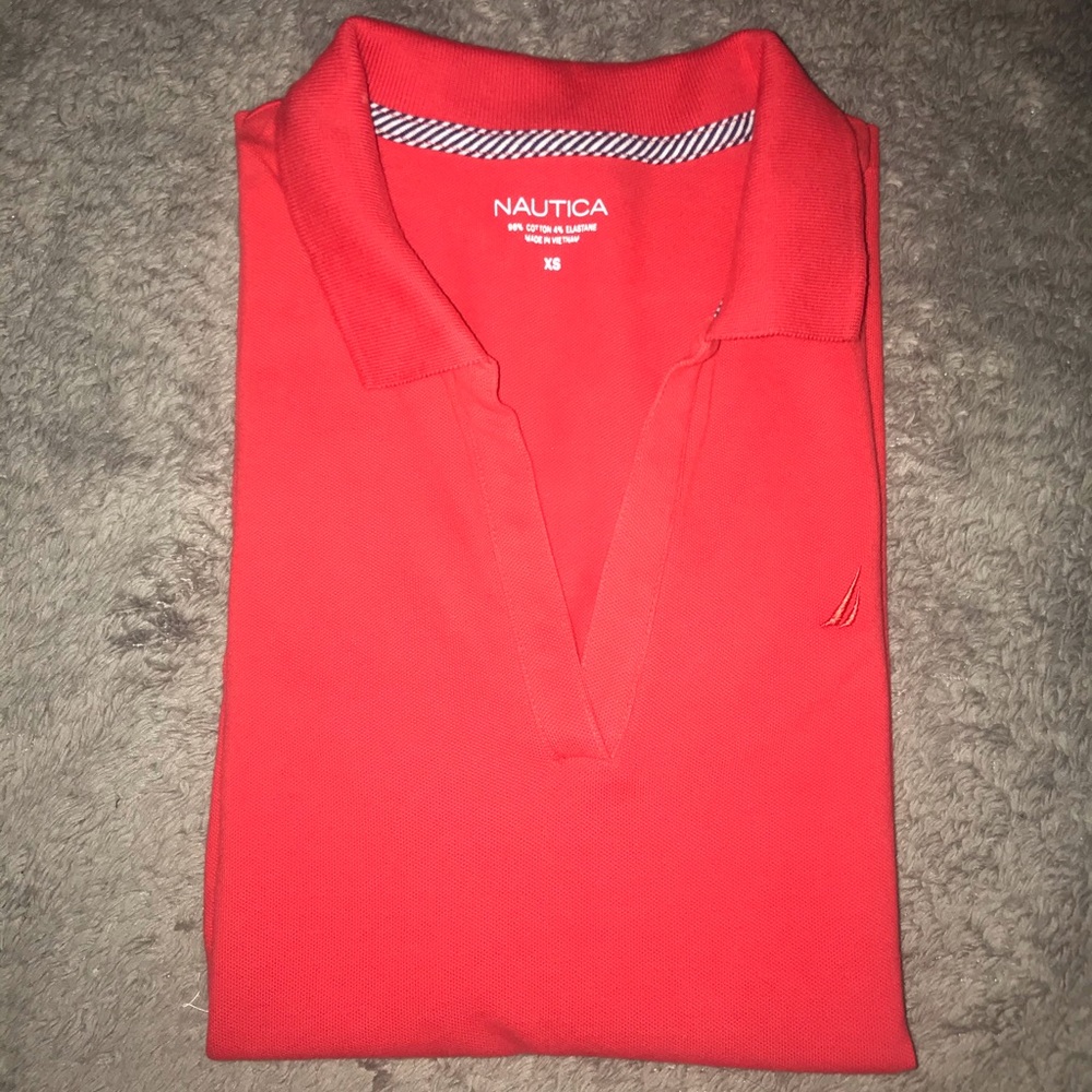 NAUTICA V-Neck Polo